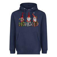 Navy ho ho. ho gnomes Heavyweight Hoodie - BarkalooDesign