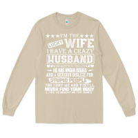 Mushroom i am a lucky wife i have a crazy husband valentine gift Long Sleeve Tee - longCreatives