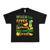 Black when life gives you lemons make something Urban Heavy Tee - RanaPortraitStore