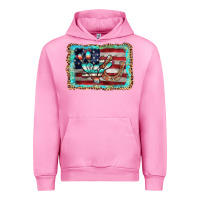 Fuchsia Pink flag cactus horseshoe Urban Hoodie - AdoDesignShop