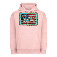 Pigment Salmon flag cactus horseshoe Urban Hoodie - AdoDesignShop