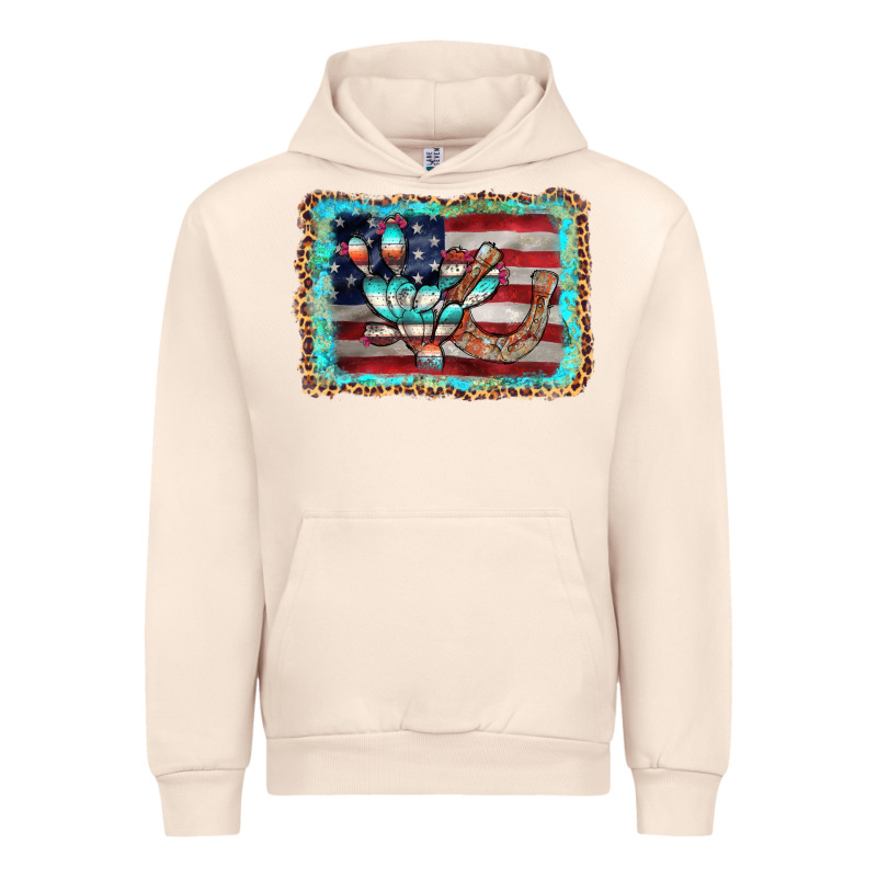 Flag Cactus Horseshoe Urban Hoodie by AdoDesignShop | Teevron