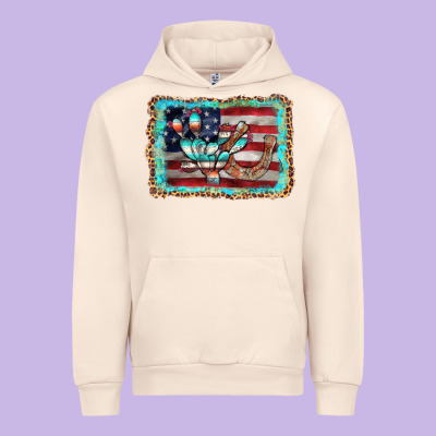 Flag Cactus Horseshoe Urban Hoodie Designed By Adodesignshop