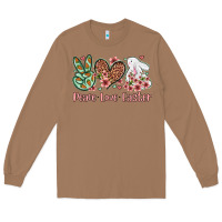 Toasted Coconut Easter Day Peace love Easter Long Sleeve Tee - OliviaCreatesArt