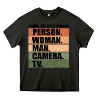 Asphalt Person Woman Man Camera Tv Heavy Core Tee - Bettercallsaul