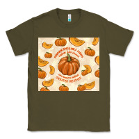 Army Green pumpkin spice fall leaves Classic Tee - TumblerDesignByShophia