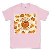 Bubblegum Pink pumpkin spice fall leaves Classic Tee - TumblerDesignByShophia