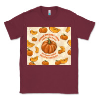 Burgundy pumpkin spice fall leaves Classic Tee - TumblerDesignByShophia