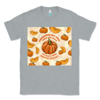 Heather Grey pumpkin spice fall leaves Classic Tee - TumblerDesignByShophia