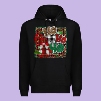 Ho Ho Ho Gnomes Premium Hoodie Designed By Cowhidedigitalart