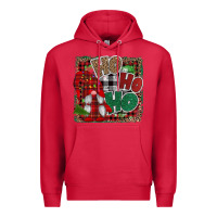 Cardinal Ho Ho Ho Gnomes Premium Hoodie - CowhideDigitalArt