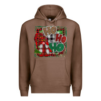Chestnut Ho Ho Ho Gnomes Premium Hoodie - CowhideDigitalArt