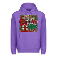 Purple Ho Ho Ho Gnomes Premium Hoodie - CowhideDigitalArt