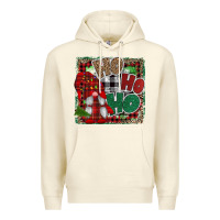 Sandshell Ho Ho Ho Gnomes Premium Hoodie - CowhideDigitalArt