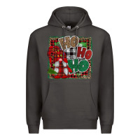 Smoke Ho Ho Ho Gnomes Premium Hoodie - CowhideDigitalArt