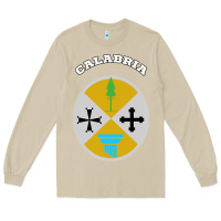 Mushroom Calabria Coat of arms  Flag souvenir Italy Long Sleeve Tee - longCreatives