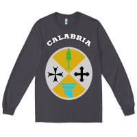 Smoke Calabria Coat of arms  Flag souvenir Italy Long Sleeve Tee - longCreatives