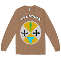Toasted Coconut Calabria Coat of arms  Flag souvenir Italy Long Sleeve Tee - longCreatives