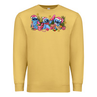 Antique Gold pink christmas stitch and gifts Premium Sweatshirt - AdoDesignShop