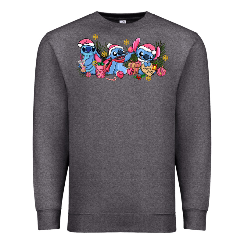 Pink Christmas Stitch And Gifts Premium Sweatshirt by AdoDesignShop | Teevron