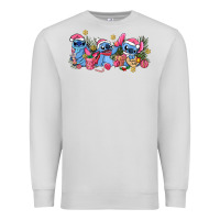 Dove Grey pink christmas stitch and gifts Premium Sweatshirt - AdoDesignShop