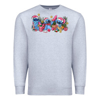 Heather Grey pink christmas stitch and gifts Premium Sweatshirt - AdoDesignShop