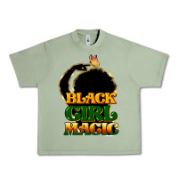 Oil Green Black magic girl Urban Heavy Tee - HowdyJamesFarm