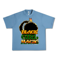 Pebble Blue Black magic girl Urban Heavy Tee - HowdyJamesFarm
