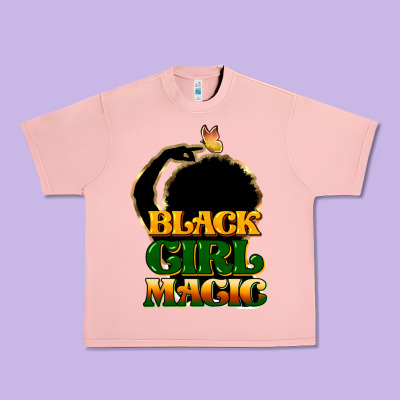 Black Magic Girl Urban Heavy Tee Designed By Howdyjamesfarm