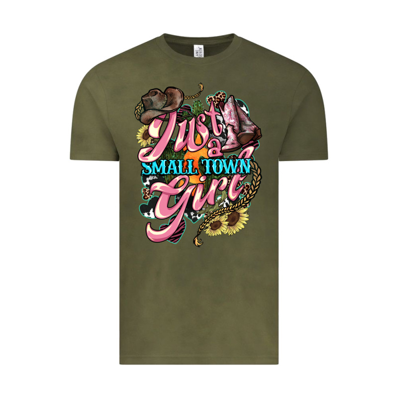 Just A Small Town Girl Vintage Tee by HowdyJamesFarm | Teevron
