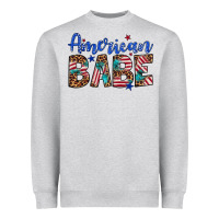 Heather Grey american babe Heavyweight Sweatshirt - Artiststas