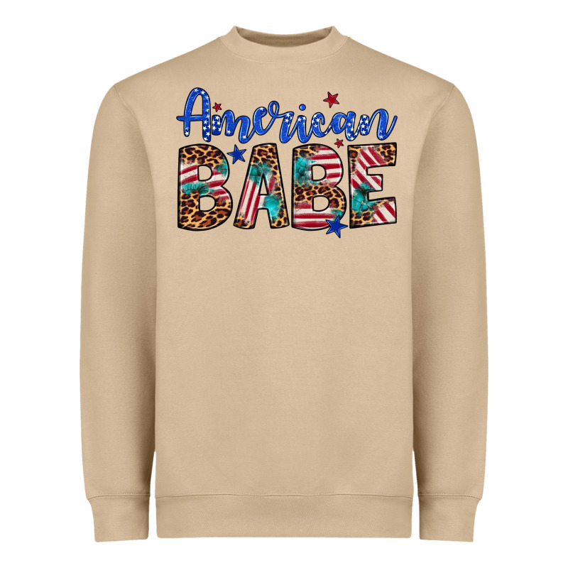 American Babe Heavyweight Sweatshirt by Artiststas | Teevron