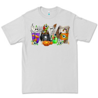 Dove Grey Halloween Coffee Cups Premium Tee - texasbilliewilder