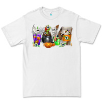 White Halloween Coffee Cups Premium Tee - texasbilliewilder