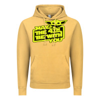 Vintage Mustard may the 4th be with you Vintage Hoodie - longCreatives