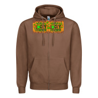 Chestnut Western St. Patrick's Day One Lucky Teacher Zipper Hoodie - Artiststas