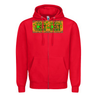 Red Western St. Patrick's Day One Lucky Teacher Zipper Hoodie - Artiststas