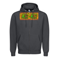 Smoke Western St. Patrick's Day One Lucky Teacher Zipper Hoodie - Artiststas