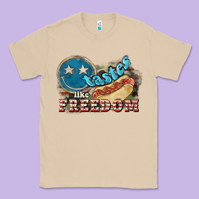 Tastes Like Freedom 4th Of July Classic Tee Designed By Howdyjamesfarm