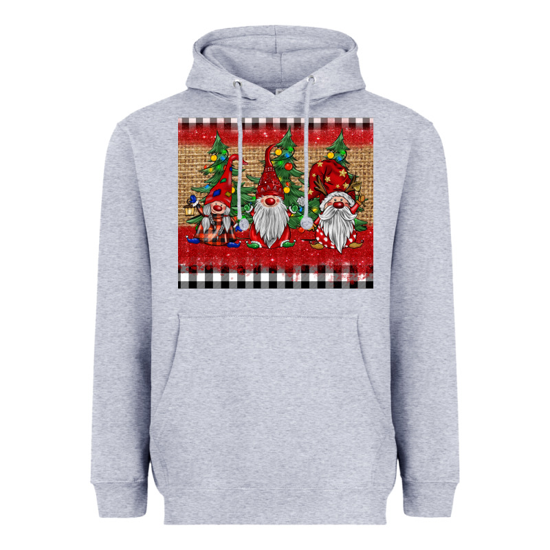 Christmas Gnomes Heavyweight Hoodie by BarkalooDesign | Teevron