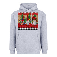 Heather Grey Christmas gnomes Heavyweight Hoodie - BarkalooDesign