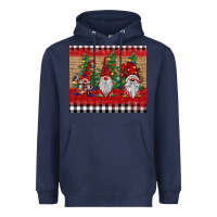 Navy Christmas gnomes Heavyweight Hoodie - BarkalooDesign