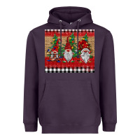 Plum Christmas gnomes Heavyweight Hoodie - BarkalooDesign