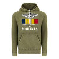 Vintage Olive Eagle FMF Corpsman 8404 T Back Design Vintage Hoodie - longCreatives