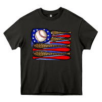 Asphalt leopard baseball flag3 Heavy Core Tee - JahusDesignShop