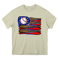 Mossy leopard baseball flag3 Heavy Core Tee - JahusDesignShop