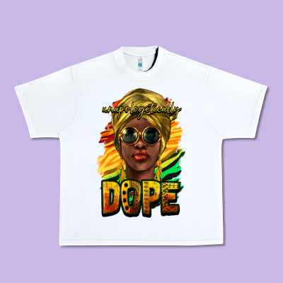 Unapologetically Dope Afro Urban Heavy Tee Designed By Howdyjamesfarm