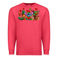 Cardinal joy with christmas elf stitch Premium Sweatshirt - AdoDesignShop