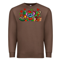 Chestnut joy with christmas elf stitch Premium Sweatshirt - AdoDesignShop