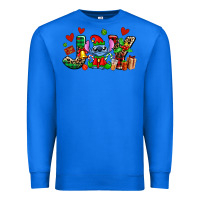 True Royal joy with christmas elf stitch Premium Sweatshirt - AdoDesignShop